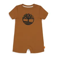 Baby Boy's Logo-Print Rompers