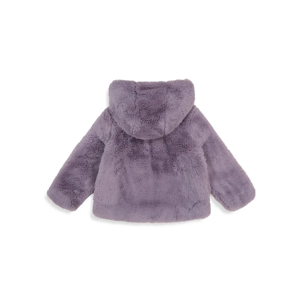 Baby's UA Cozy Faux Fur Hooded Jacket