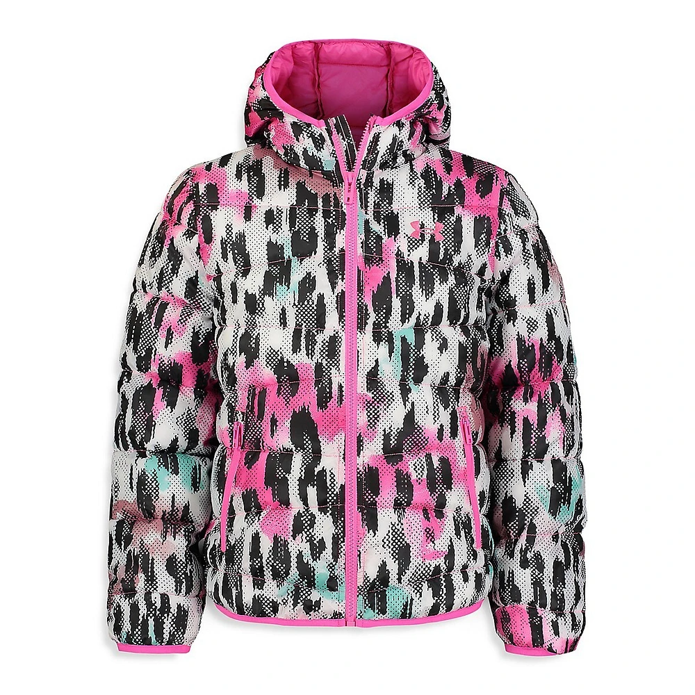 Girl's UA Prime Printed Puffer Jacket