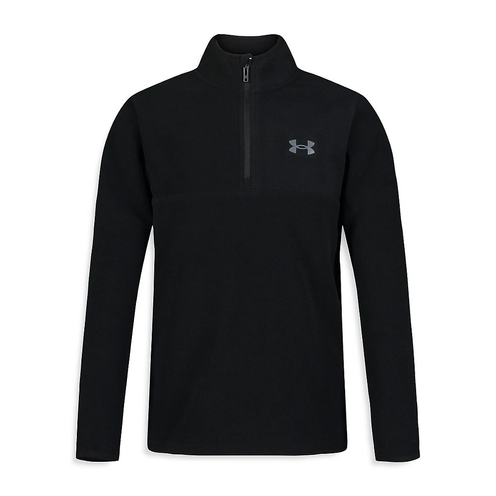 Little Boy's UA Quarter-Zip Fleece Top