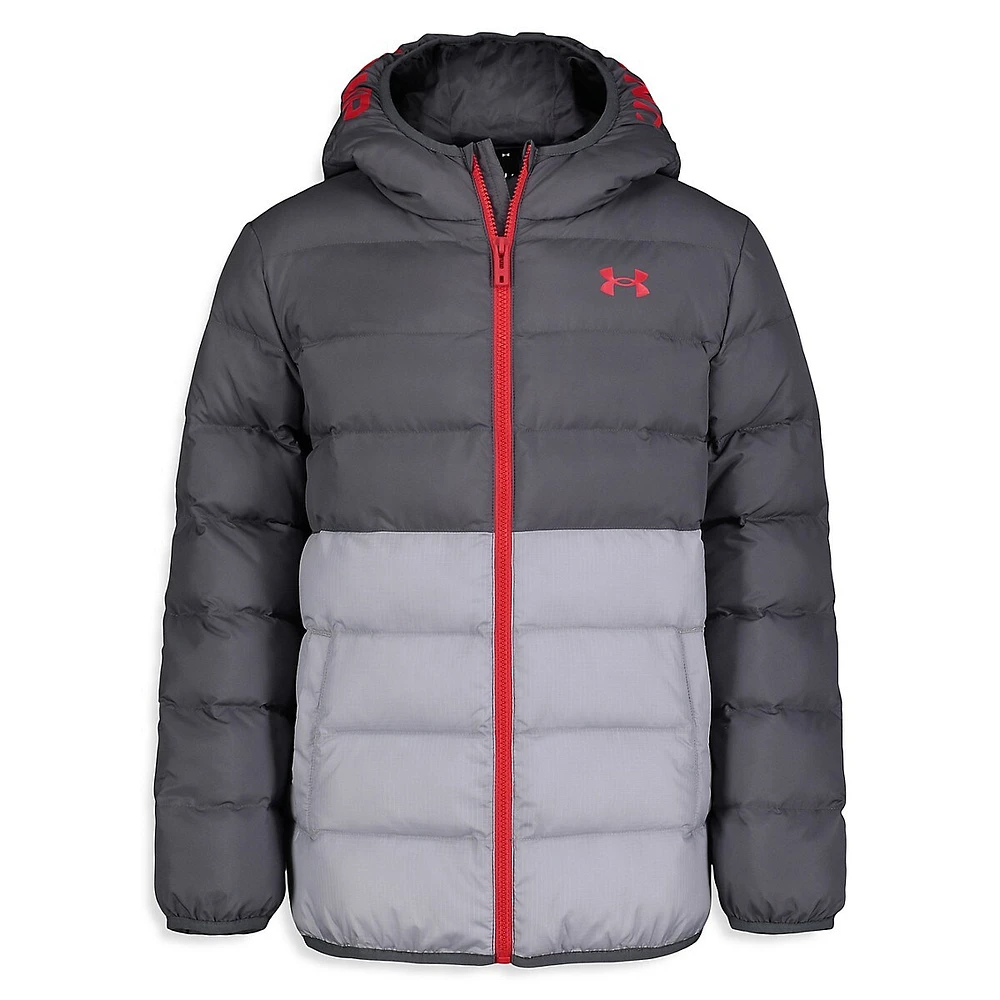 Little Boy's UA Pronto Colourblock Puffer Jacket