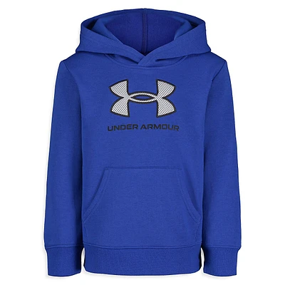 Little Boy's Mesh Logo Hoodie