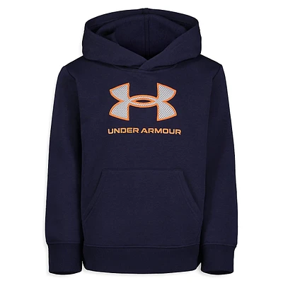 Little Boy's Mesh Logo Hoodie