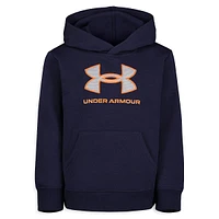 Little Boy's Mesh Logo Hoodie