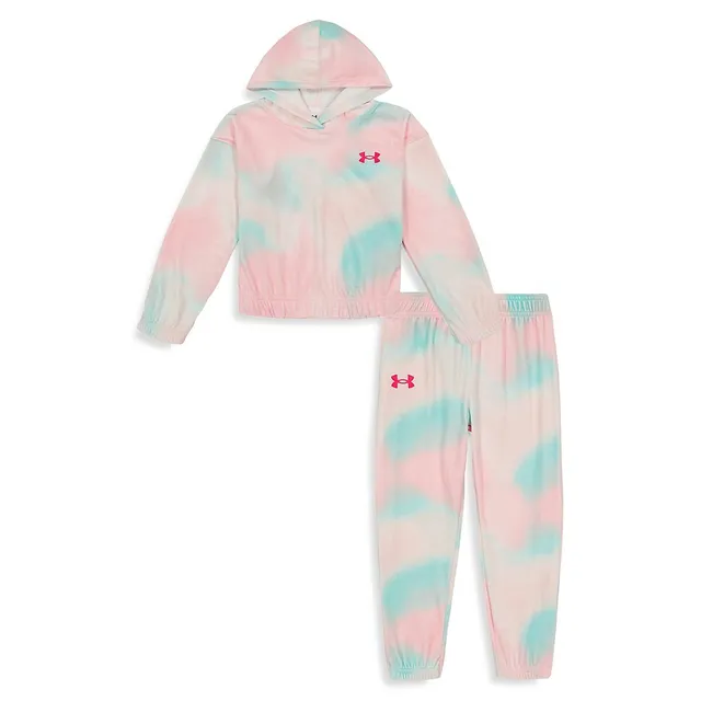 Plush Cozy-Knit Hoodie & Side-Slit Flare Pants Set for Girls