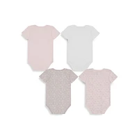 Baby Girl's 4-Pack Bodysuits