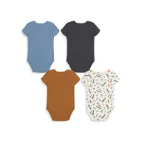 Baby's 4-Piece Logo Bodysuit Set
