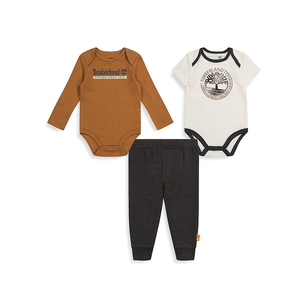 Ensemble avec logo pour bébé, 3 pièces