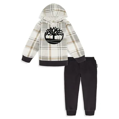 Little Boy's 2-Piece Hoodie and Joggers Set