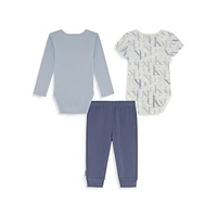 Baby Boy's 3-Piece Bodysuits & Pant Set