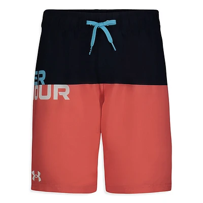 Boy's Logo Colourblock UPF 50+ Volley Shorts