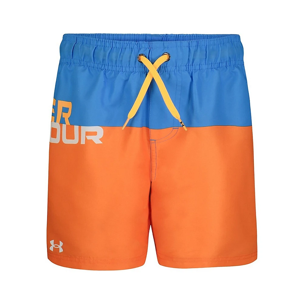 Boy's Colourblock Volley Swim Shorts