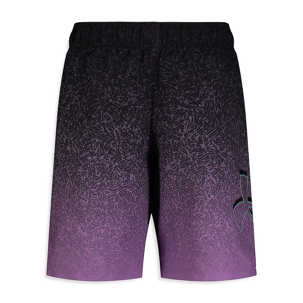 Boy's UA Tipped Logo Volley Shorts