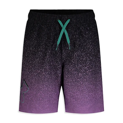 Boy's UA Tipped Logo Volley Shorts