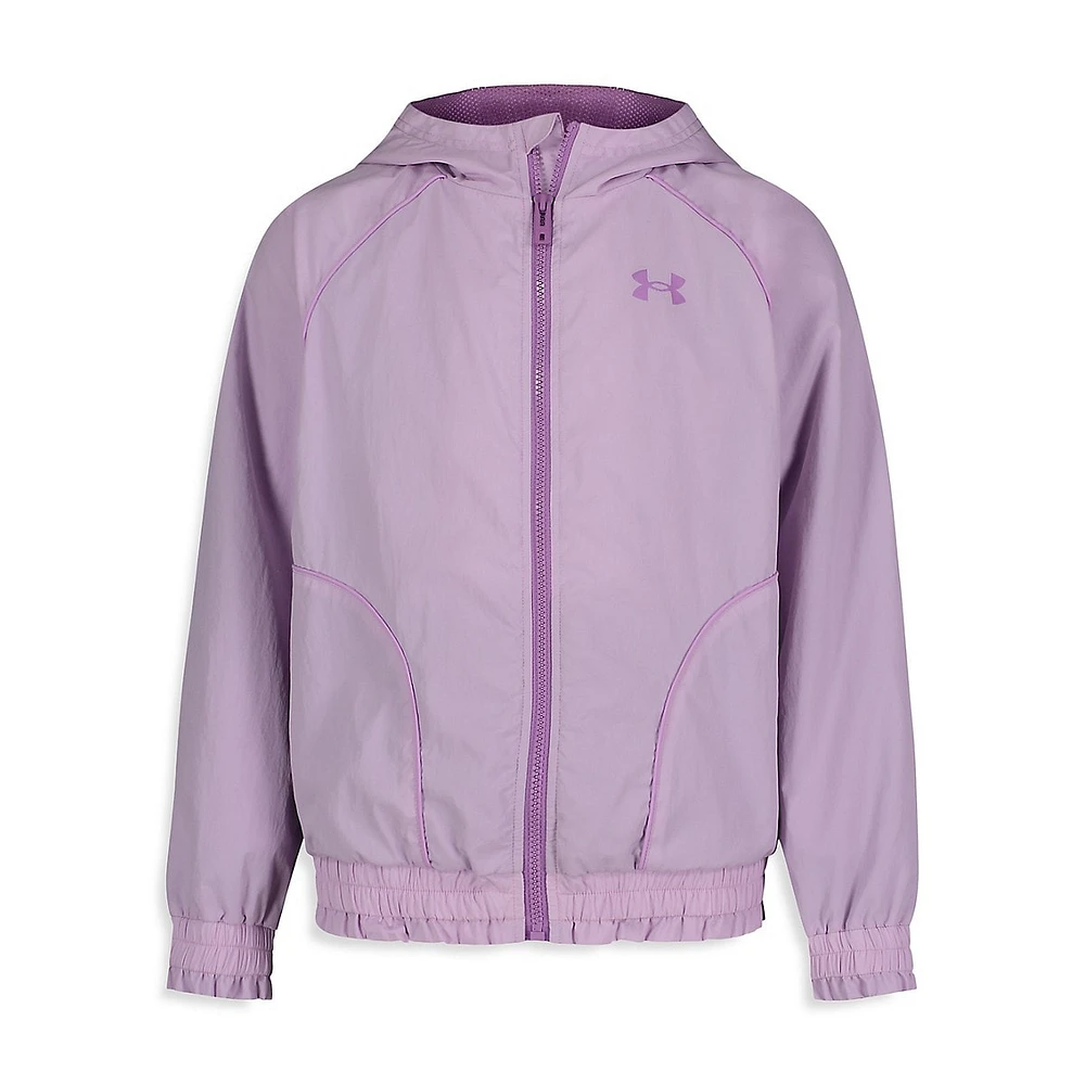 Little Girl's UA Wintuck Crinkle Windbreaker