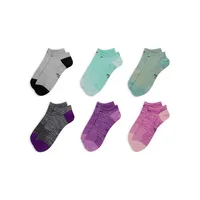 Women's Everyday 6-Pair Training No-Show Socks