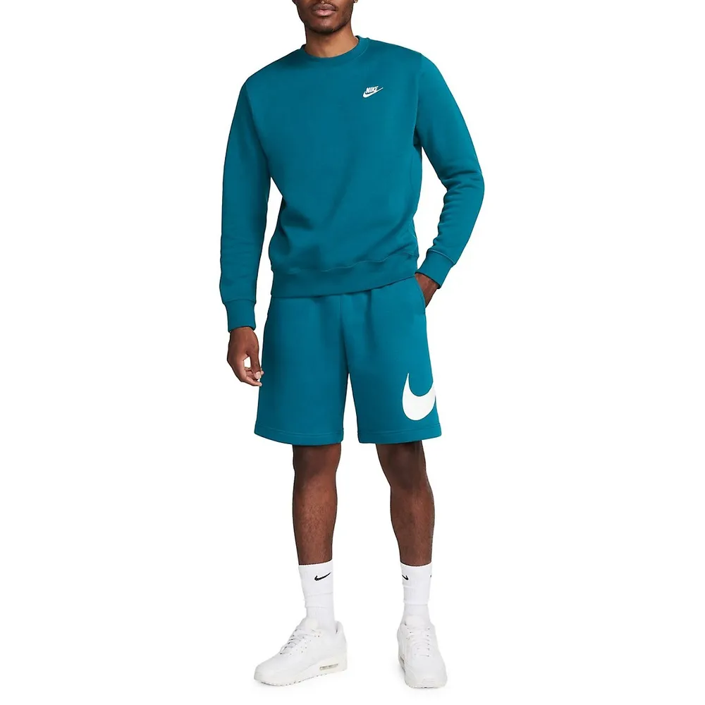 SPORTSWEAR CLUB FLEECE CREW GEODE TEAL