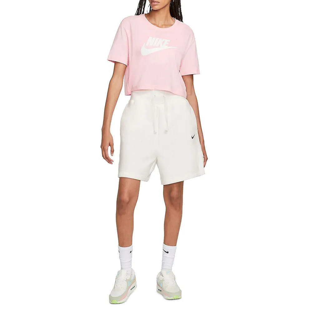 Sportswear Club Cropped Logo T-Shirt