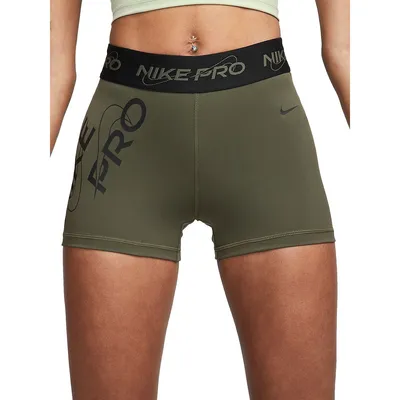Pro Mid-Rise 3-Inch Graphic Shorts