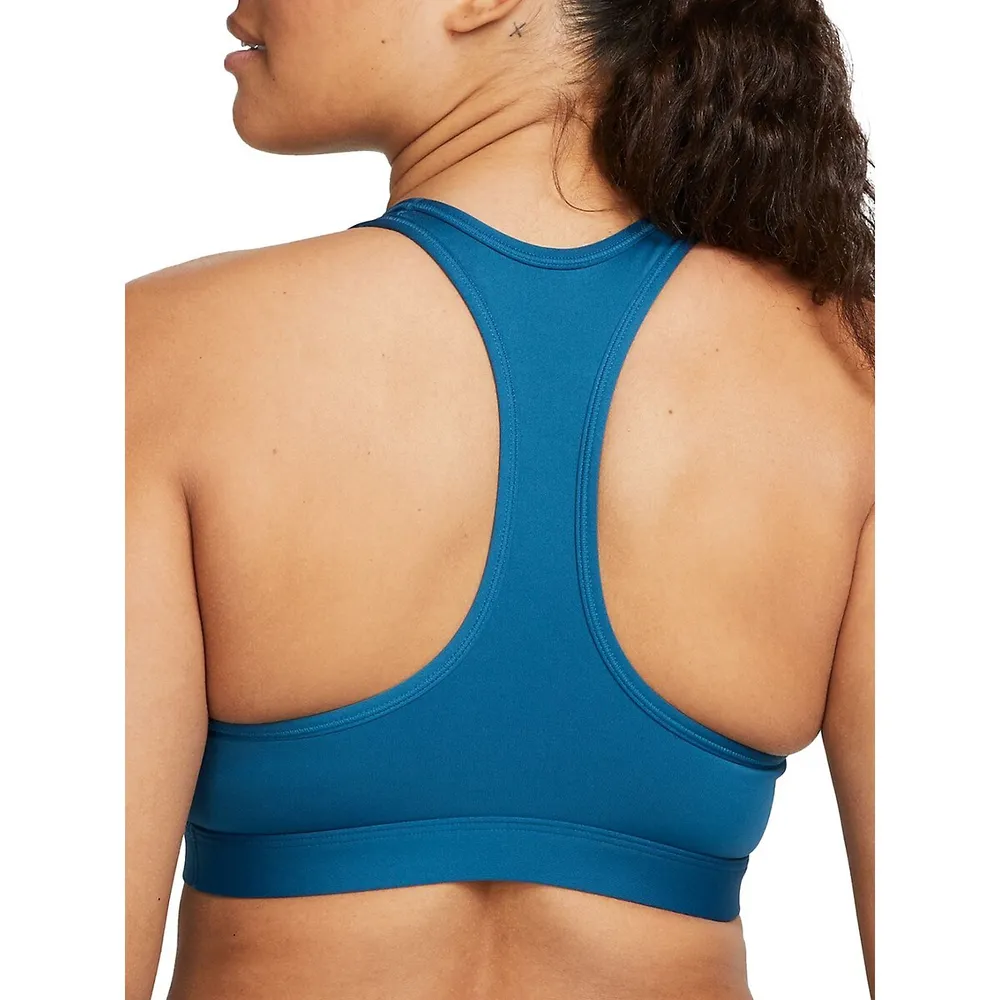 Nike Women's Medium-Support Padded Sports Bra Plus Size Laser Blue