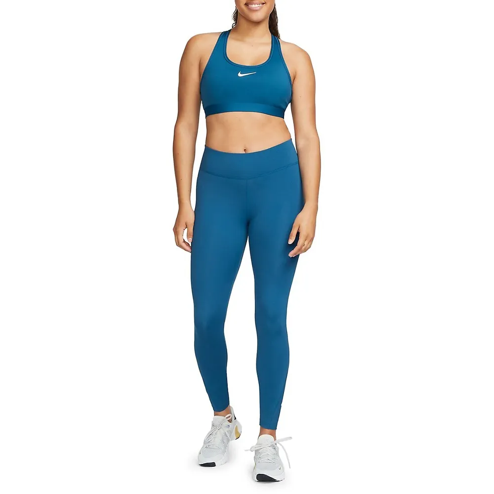 Nike Swoosh Medium-Support Women's Padded Graphic Sports Bra