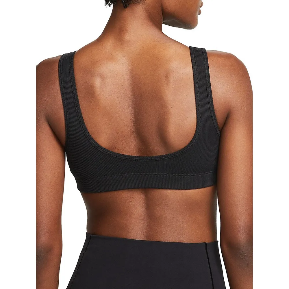 Lightly Lined Seamless Ribbed Bralette