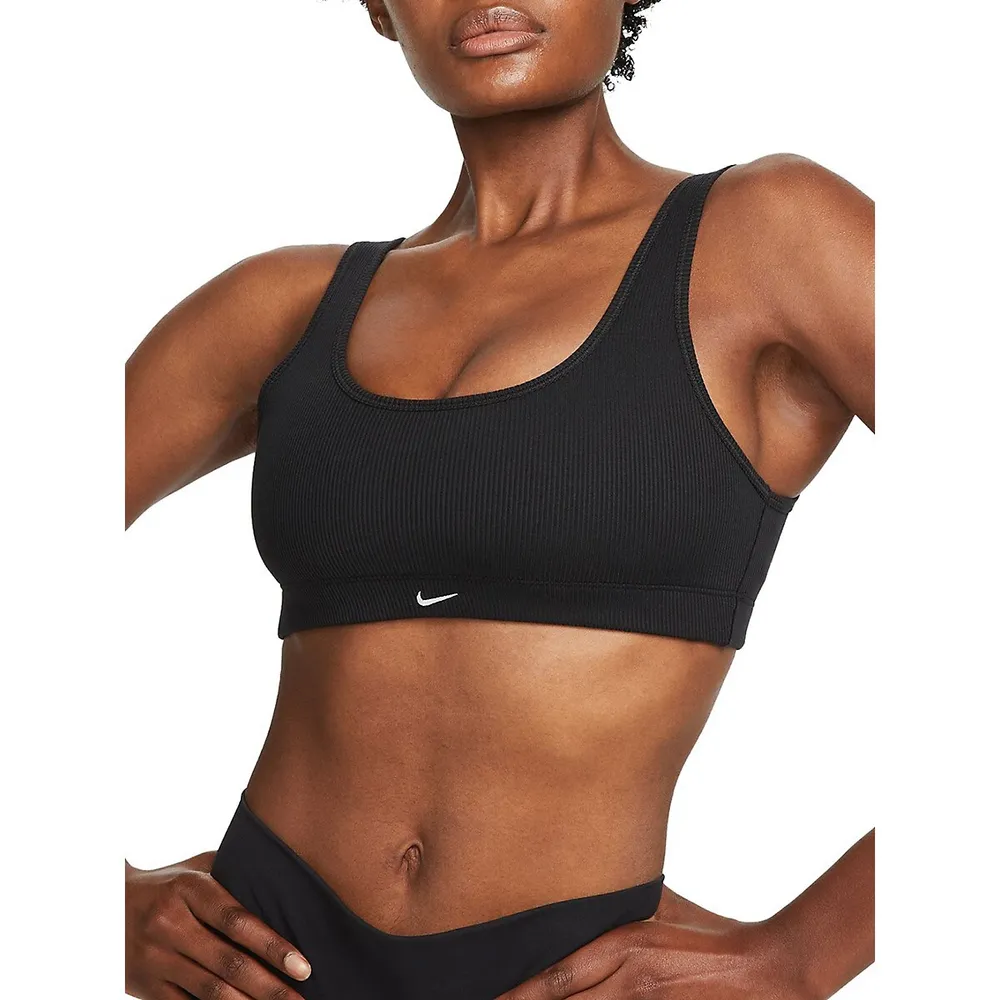 Nike Training Alate Minimalist light-support bra in white
