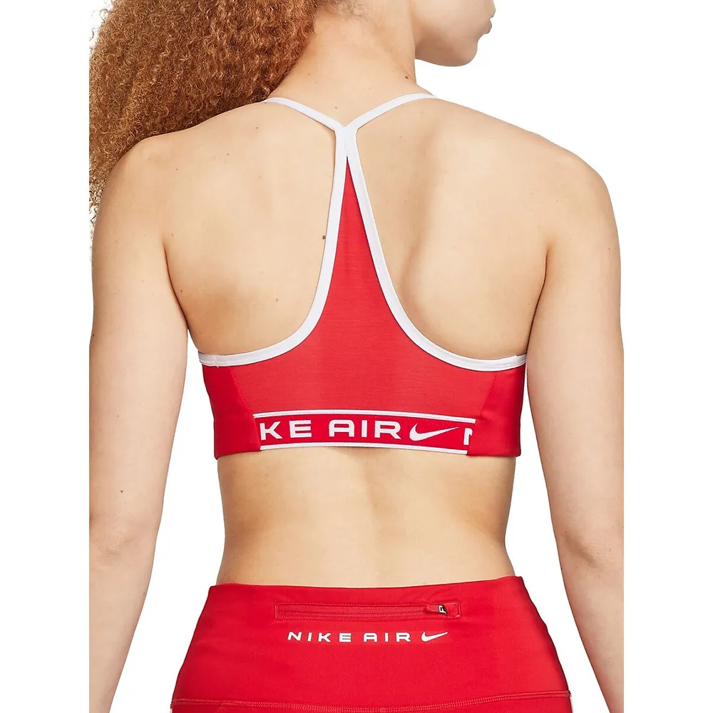 Light-Support Highneck Padded Mesh Sports Bra FB4097-657