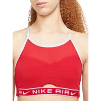 Light-Support Highneck Padded Mesh Sports Bra FB4097-657