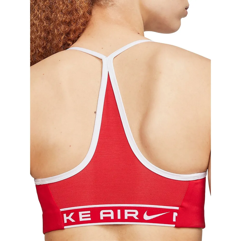 Light-Support Highneck Padded Mesh Sports Bra FB4097-657