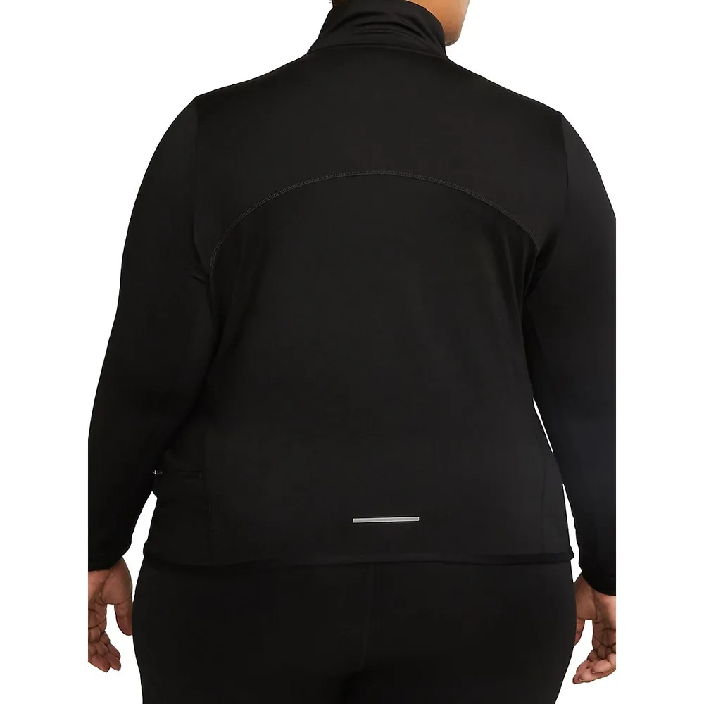Plus Dri-FIT Swift Element UV Quarter-Zip Running Top