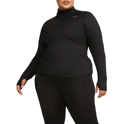 Plus Dri-FIT Swift Element UV Quarter-Zip Running Top