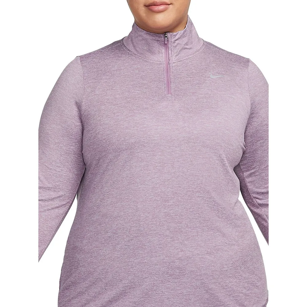 Plus ​Dri-FIT Swift Element UV Quarter-Zip Running Top