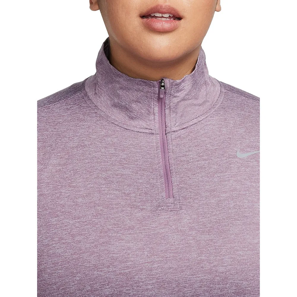 Plus ​Dri-FIT Swift Element UV Quarter-Zip Running Top