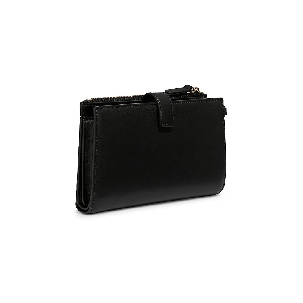 The J Marc Leather Phone Wristlet