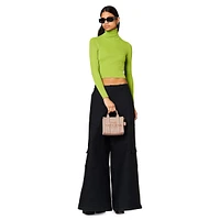 The Leather Crossbody Tote