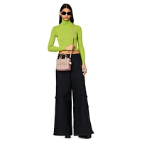 The Leather Crossbody Tote