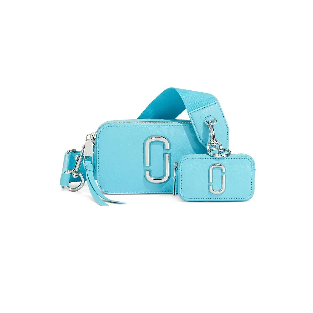 The Marc Jacobs Snapshot Leather Crossbody Bag - Blue