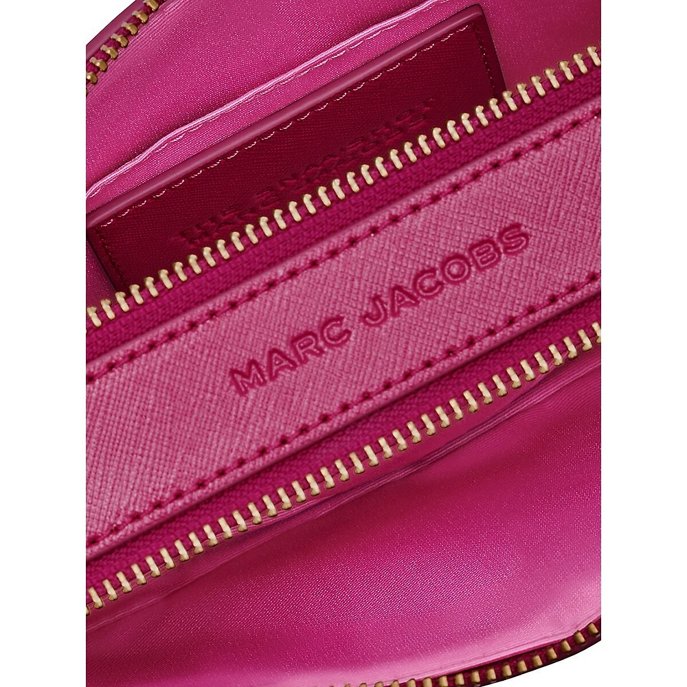 Snapshot Leather Crossbody Camera Bag