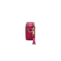 Snapshot Leather Crossbody Camera Bag