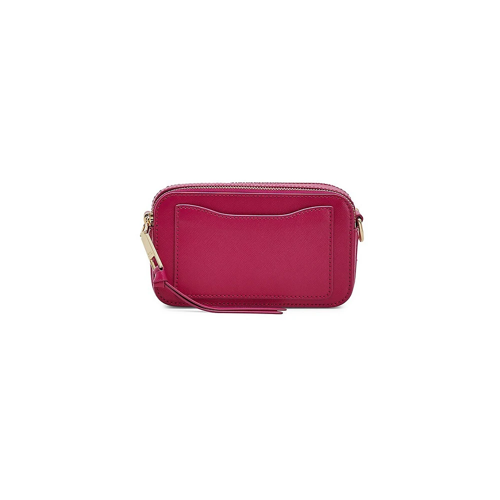 Snapshot Leather Crossbody Camera Bag