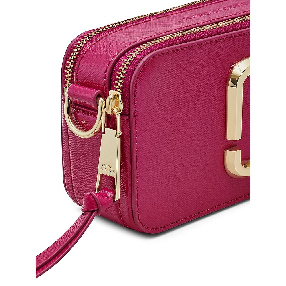 Snapshot Leather Crossbody Camera Bag