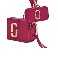 Snapshot Leather Crossbody Camera Bag