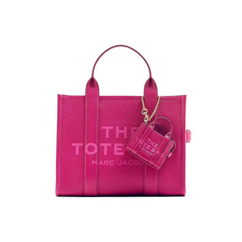 Nano Tote Leather Charm