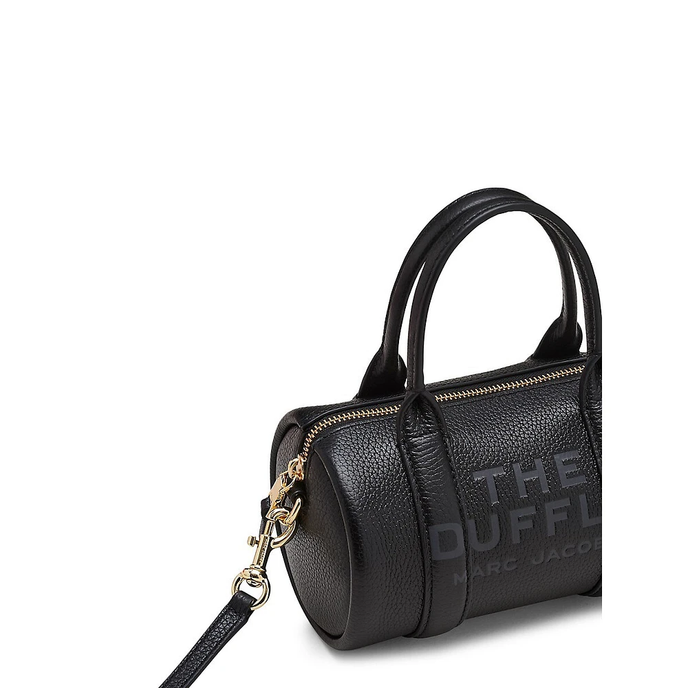 Leather Mini Duffle Bag