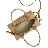 Leather Mini Duffle Bag