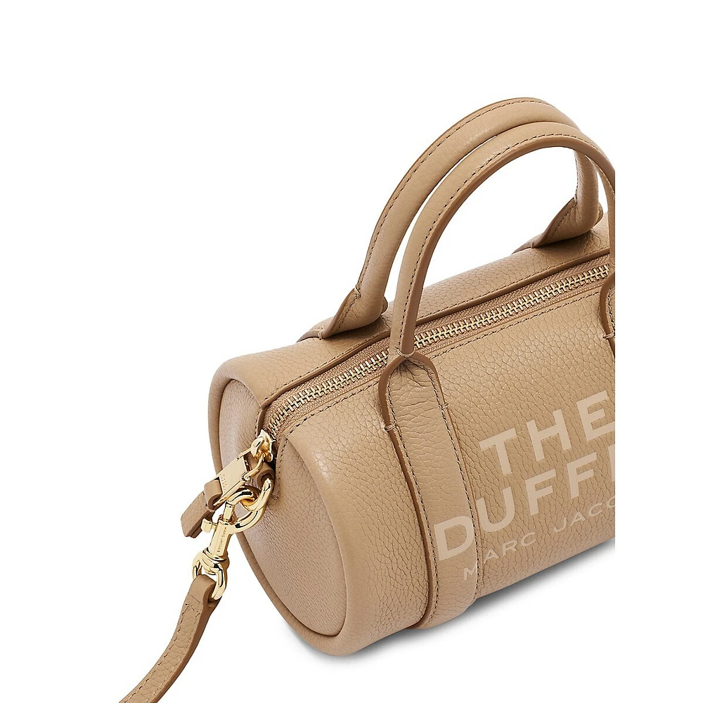Leather Mini Duffle Bag