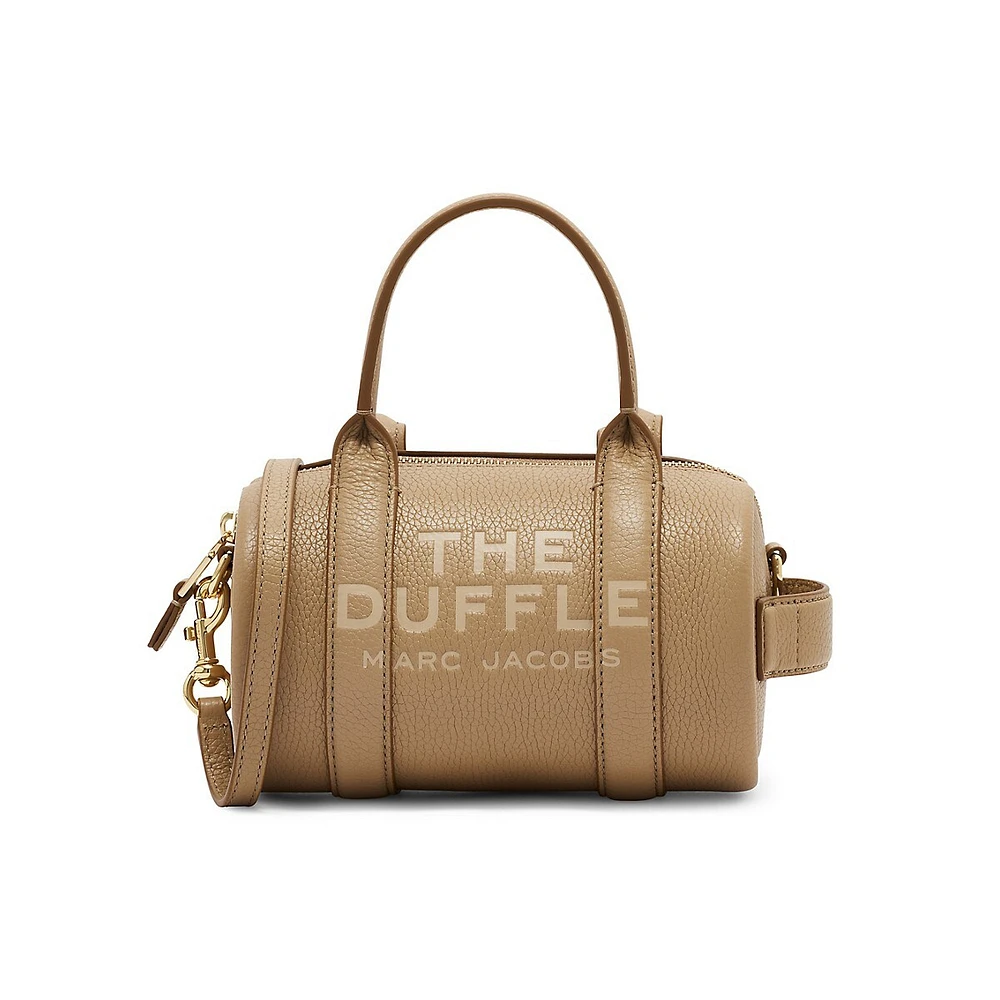 Leather Mini Duffle Bag
