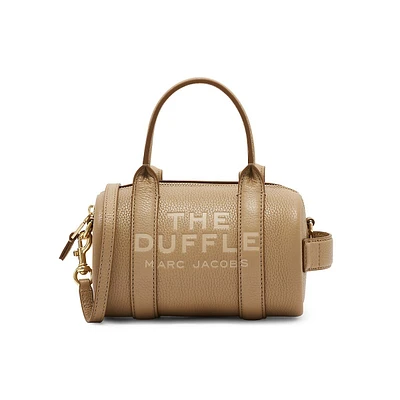 Leather Mini Duffle Bag