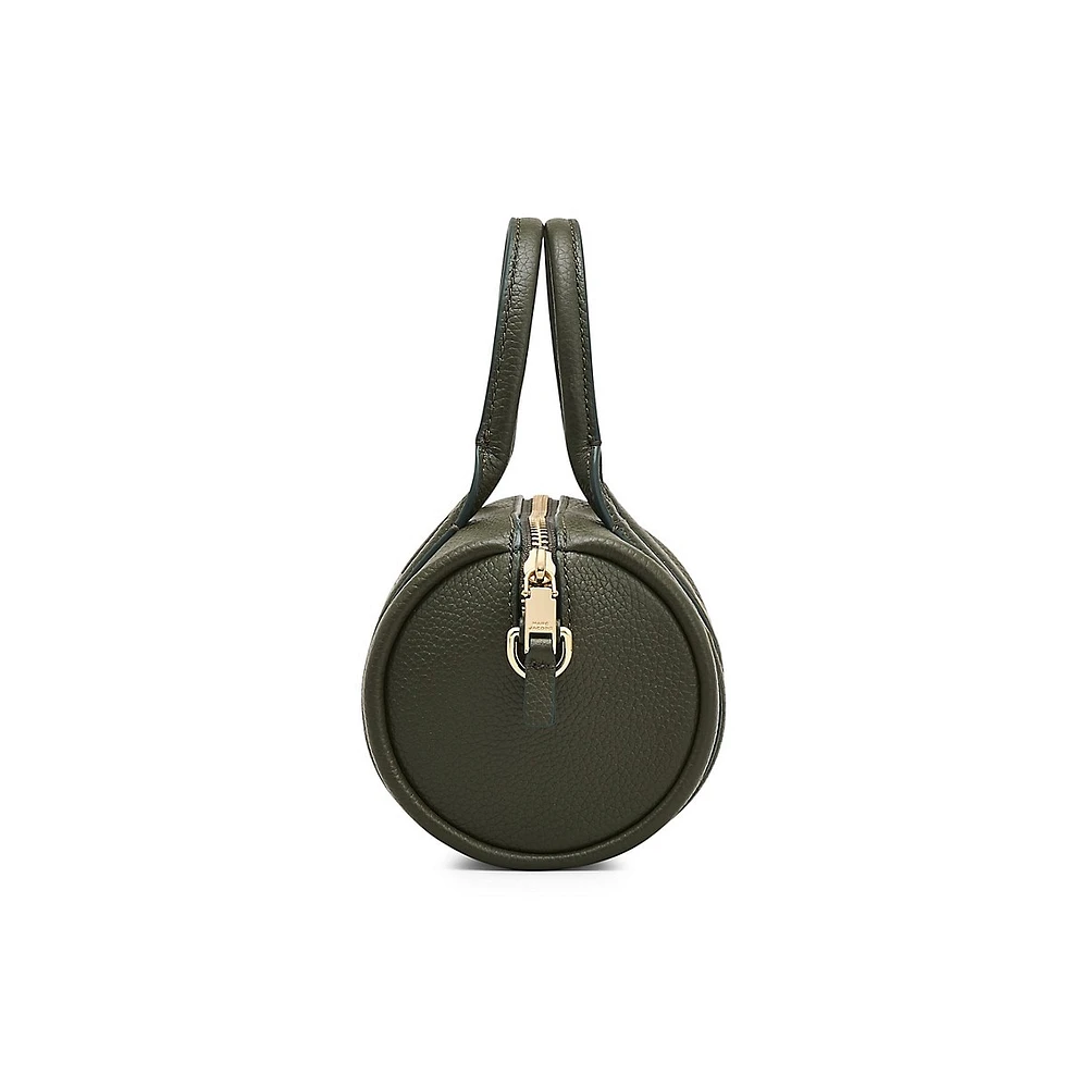 Leather Mini Duffle Bag